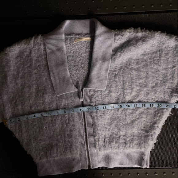 Anthropologie Brushed Sweater Cardigan Wool Blend. Size Medium Petite - Picture 14 of 15